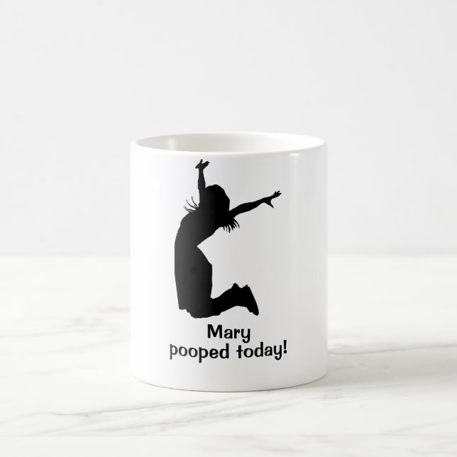 Someone pooped today Personalized Coffee Mug Gift (Center)