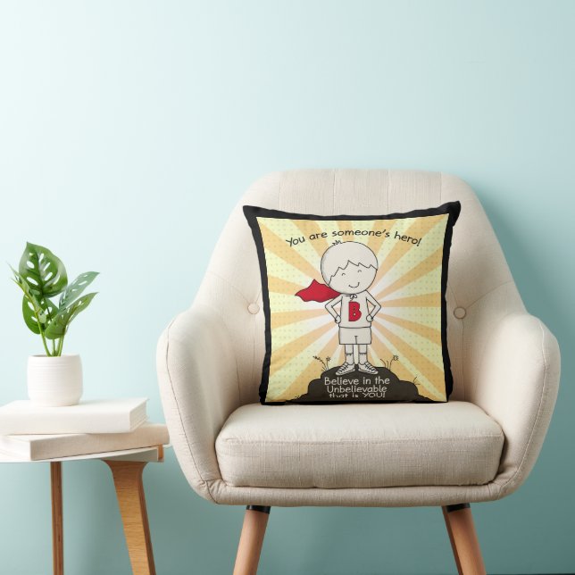 Someone’s Hero Throw Pillow (Chair)