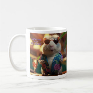 Someone Say Vacation Guinea Pig Coffee Mug