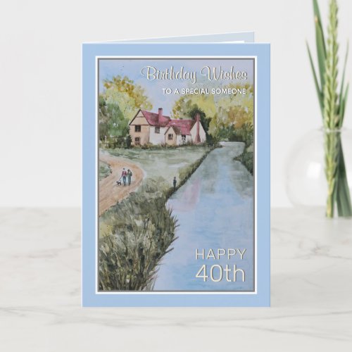 Someone Special 40th Birthday Card
