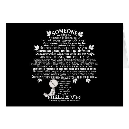 SOMEONE Tree (Front Horizontal)