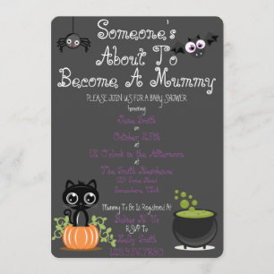 Someone's About To Be A Mummy Invitation