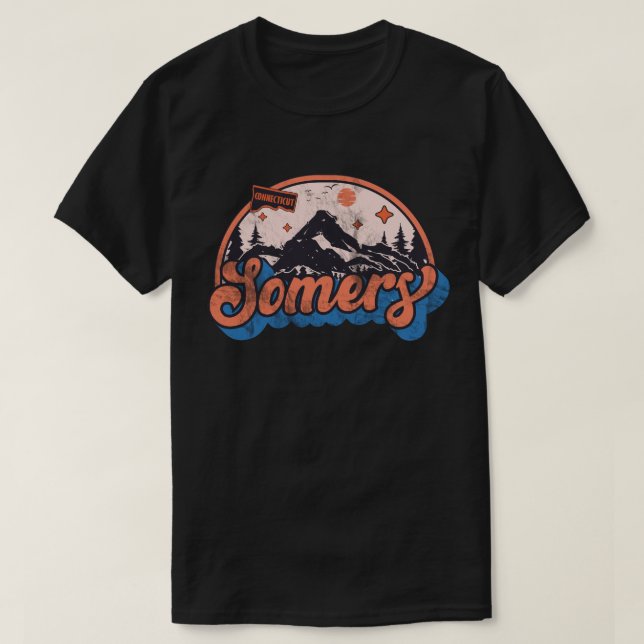 Somers, Connecticut T-Shirt (Design Front)