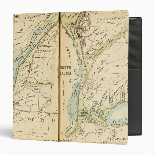Somers, New York 2 3 Ring Binder (Front/Inside)