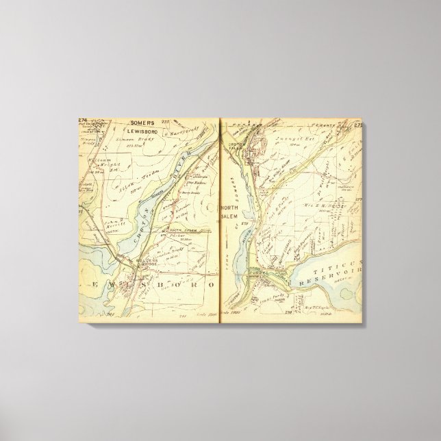 Somers, New York 2 Canvas Print (Front)