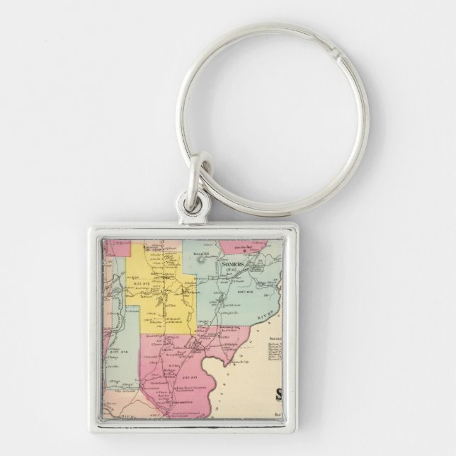Somers, Town Keychain (Front)