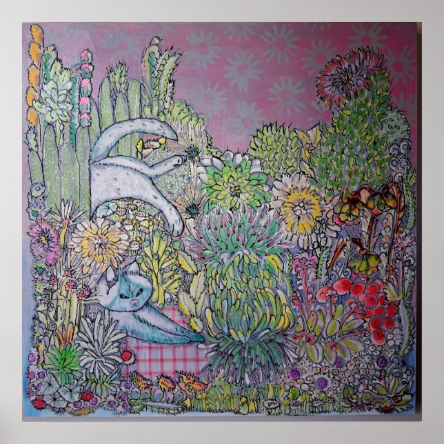Somersaults and Succulents Poster (Front)