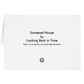 Somerset House, 1913 Cards (Back Horizontal)