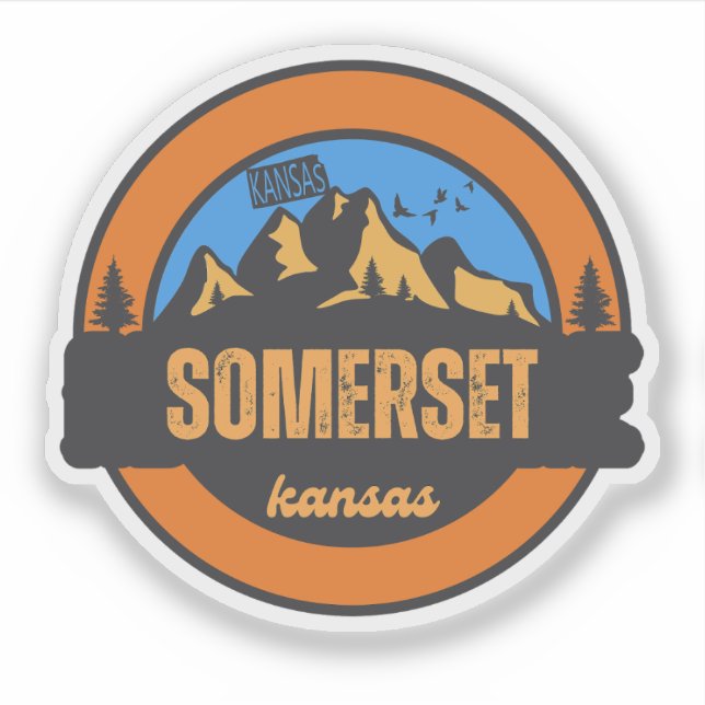Somerset, Kansas Sticker (Front)