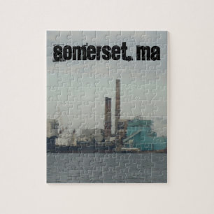 Somerset, MA (Brayton Point) Taunton River Jigsaw Puzzle