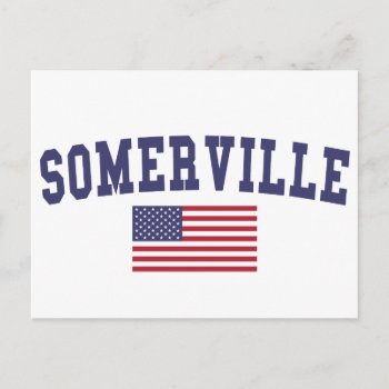 Somerville Us Flag Postcard by republicofcities at Zazzle