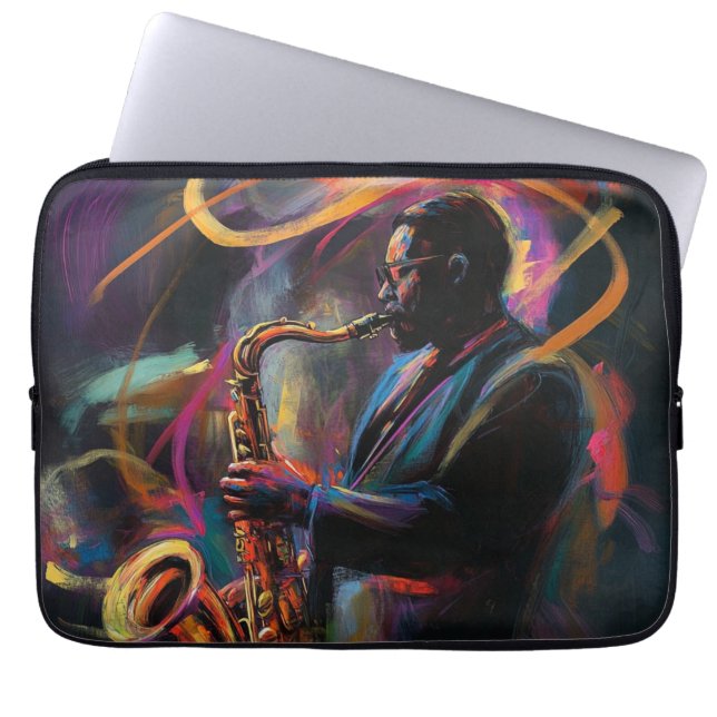 Something about a Saxophone…  Laptop Sleeve (Front)