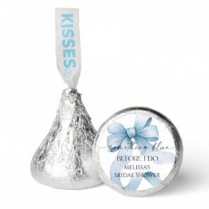 Something Blue Before I Do Blue Bow Bridal Shower Hershey®'s Kisses®