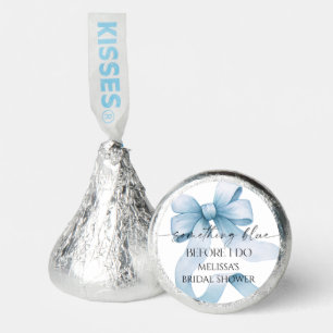 Something Blue Before I Do Blue Bow Bridal Shower Hershey®'s Kisses®