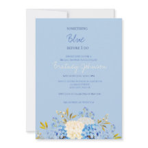 Something Blue Before I do Bridal Invitation