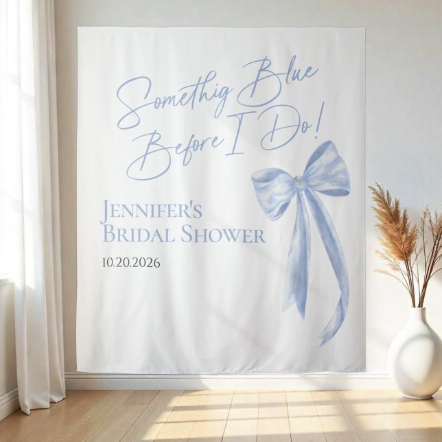 Something Blue Before I Do Bridal Shower Backdrops (Creator Uploaded)