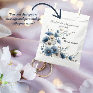 Something Blue Before I do Bridal Shower Favor Bag