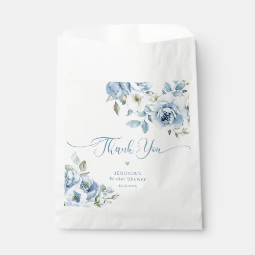 Something blue before I do bridal shower Favor Bag