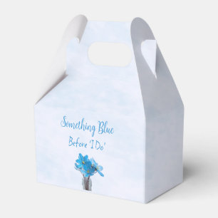 Something Blue Before I Do Bridal Shower Favor Boxes