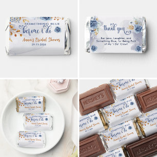 Something Blue Before I Do Bridal Shower Floral Hershey's Miniatures