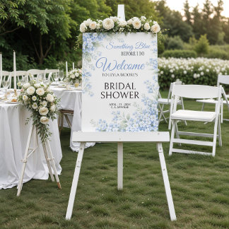 Something Blue Before I Do Bridal Shower Foam Board