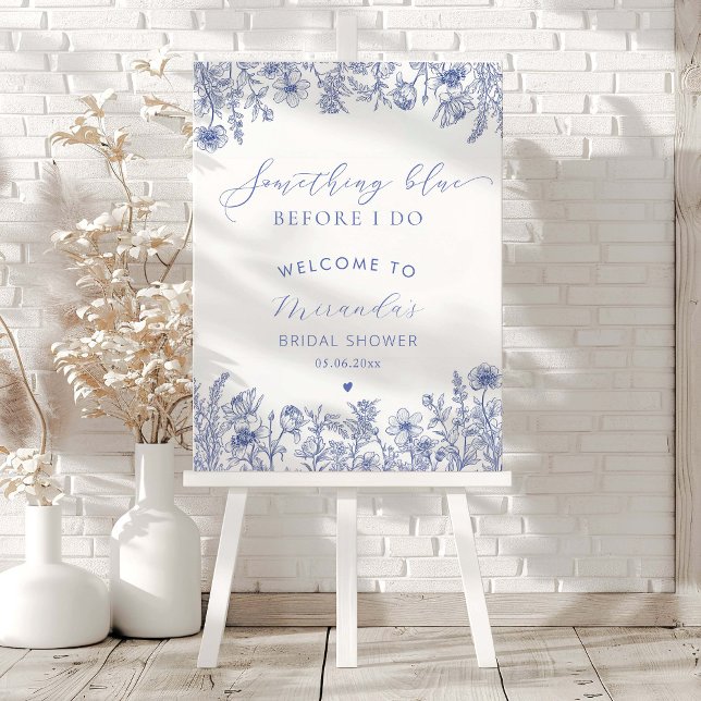 Something Blue Before I do Bridal Shower  Foam Board (Creator Uploaded)