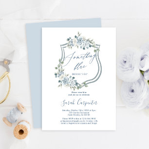 Something Blue Before I do Bridal Shower Invitati Invitation