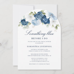 Something Blue Before I Do Bridal Shower Invitation