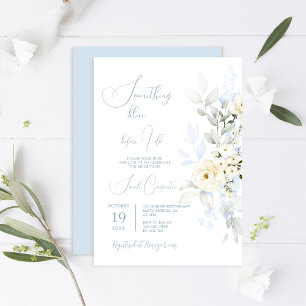 Something Blue Before I Do Bridal Shower Invitation