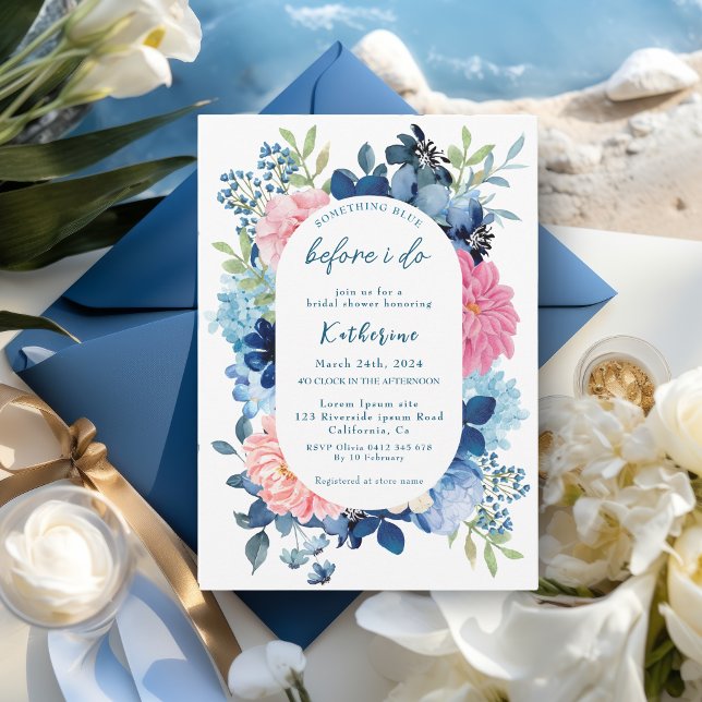 Something blue before i do bridal shower invitation (Creator Uploaded)
