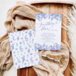 Something Blue Before I do Bridal Shower Invite<br><div class="desc">Set the tone for a beautiful bridal shower with the "Something Blue Before I Do" Invitation. This elegant invitation is designed to capture the essence of the bride's special day with a touch of traditional "something blue." The delicate blue floral accents create a sense of romance and sophistication, setting the...</div>