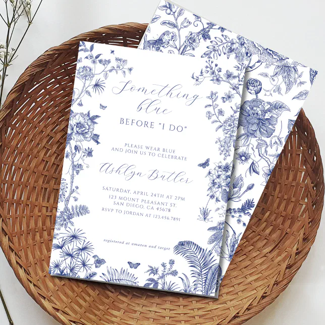 Something Blue Before I Do Bridal Shower Invite | Zazzle Something Blue Before I Do Bridal Shower Invite | Zazzle