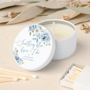 Something blue before I do bridal shower Mini Candle Favors