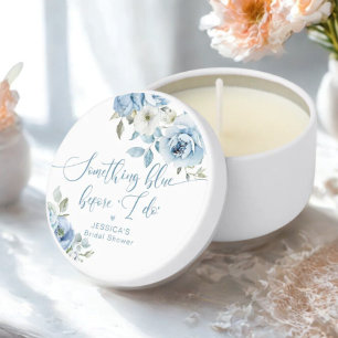 Something blue before I do bridal shower Mini Candle Favors