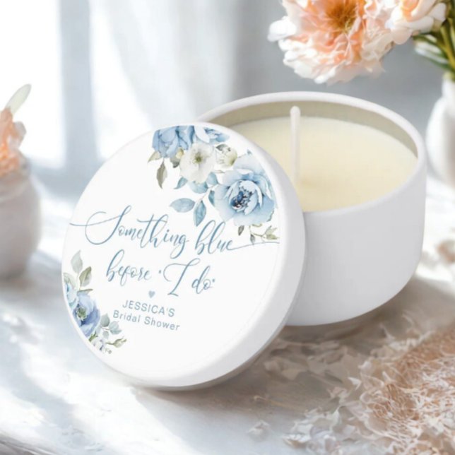 Something blue before I do bridal shower Mini Candle Favors (Creator Uploaded)