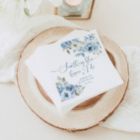 Something blue before I do bridal shower Napkins