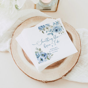 Something blue before I do bridal shower Napkins