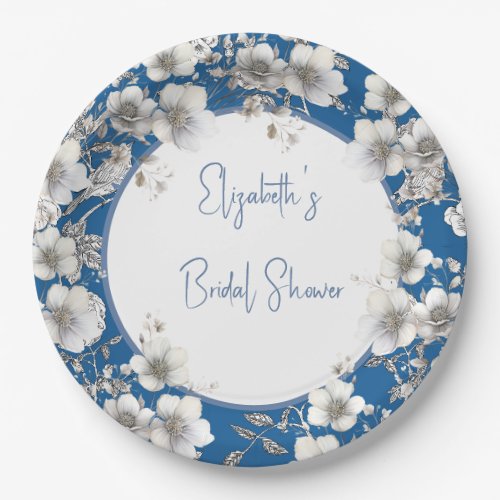 Something Blue Before I Do Bridal Shower Paper Plates