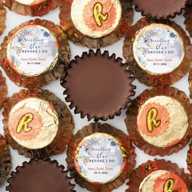 Something Blue Before I Do Bridal Shower Party Reese's Peanut Butter Cups (Assorted)