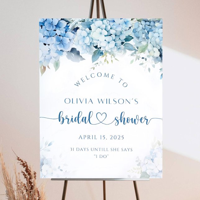 Something Blue Before I Do Bridal Shower Sign Blue (Creator Uploaded)
