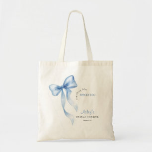 Something Blue before I Do Bridal Shower Tote Bag