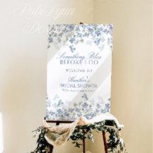 Something Blue Before I Do Bridal Shower Welcome