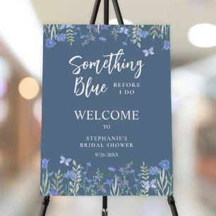 Something Blue Before I Do Bridal Shower Welcome Foam Board