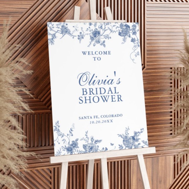 Something Blue Before I Do Bridal Shower Welcome Foam Board (Creator Uploaded)