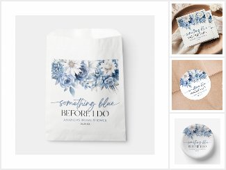 Something Blue Before I Do Floral Bridal Shower 