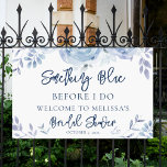 Something Blue Before I Do Floral Bridal Shower Banner<br><div class="desc">Something Blue Before I Do Floral Bridal Shower Banner featuring watercolor floral lilac light blue florals that you can customize for any special occasion such as a baby shower, engagement party, birthday party, anniversaries, family reunions and much more. Edit the wording by clicking the "Personalize" button above and click the...</div>