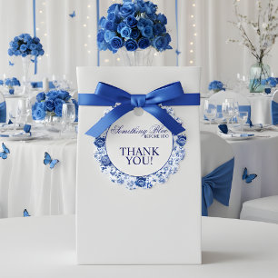 Something Blue Before I Do Floral Bridal Shower  Favor Tags