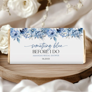 Something Blue Before I Do Floral Bridal Shower Hershey Bar Favors