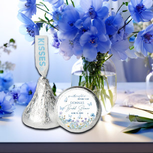 Something Blue before 'I do' Floral Bridal Shower Hershey®'s Kisses®