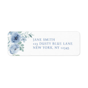 SOMETHING BLUE BEFORE I DO FLORAL BRIDAL SHOWER  LABEL